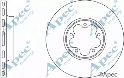 APEC BRAKING dsk3140 -  Тормозной диск